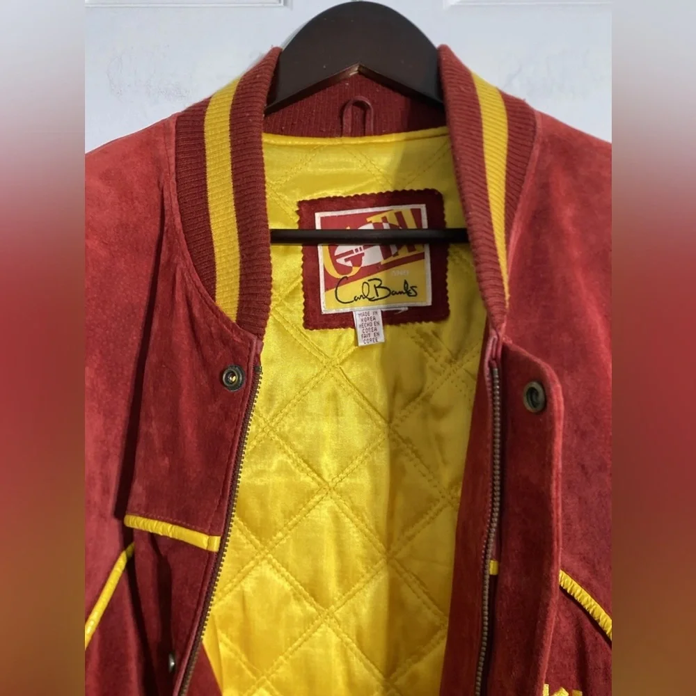 Carl Banks x GIII MEN’S SUEDE LEATHER WASHINGTON REDSKINS JACKET Size 2XL VGC - Picture 8 of 15